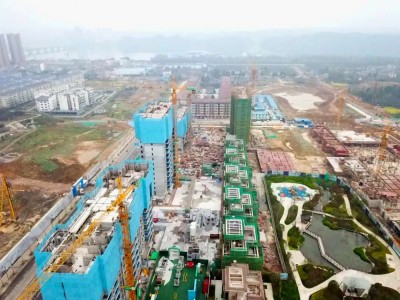 桃源碧桂园2020年03月高空实景航拍