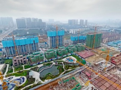 桃源碧桂园2020年3月高空全景