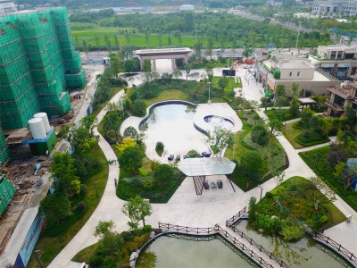 2020年7月桃源碧桂园高空全景