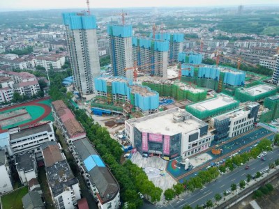 2020年7月桃源东方明珠高空全景