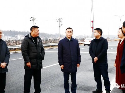 桃源县委书记庞波督导桃源大道通车准备工作